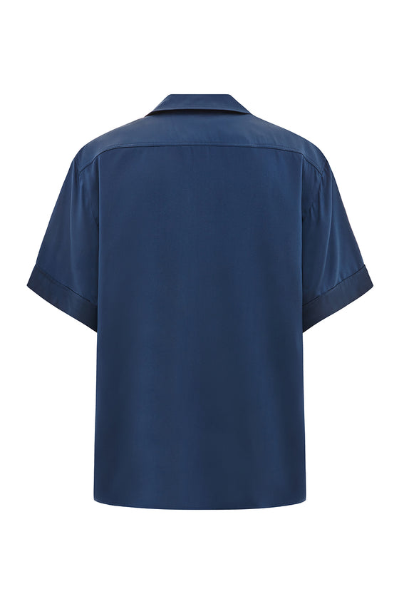 Rae Resort Shirt - Navy