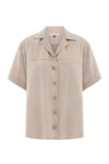 Rae Resort Shirt - Taupe