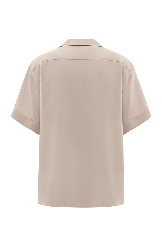 Rae Resort Shirt - Taupe