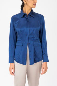  Carla Blouse - Navy