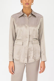  Carla Blouse - Taupe