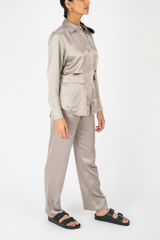 Carla Blouse - Taupe