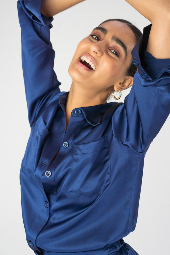 Lester Blouse - Navy