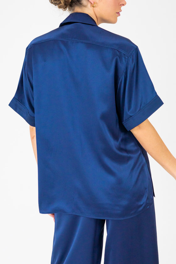 Rae Resort Shirt - Navy