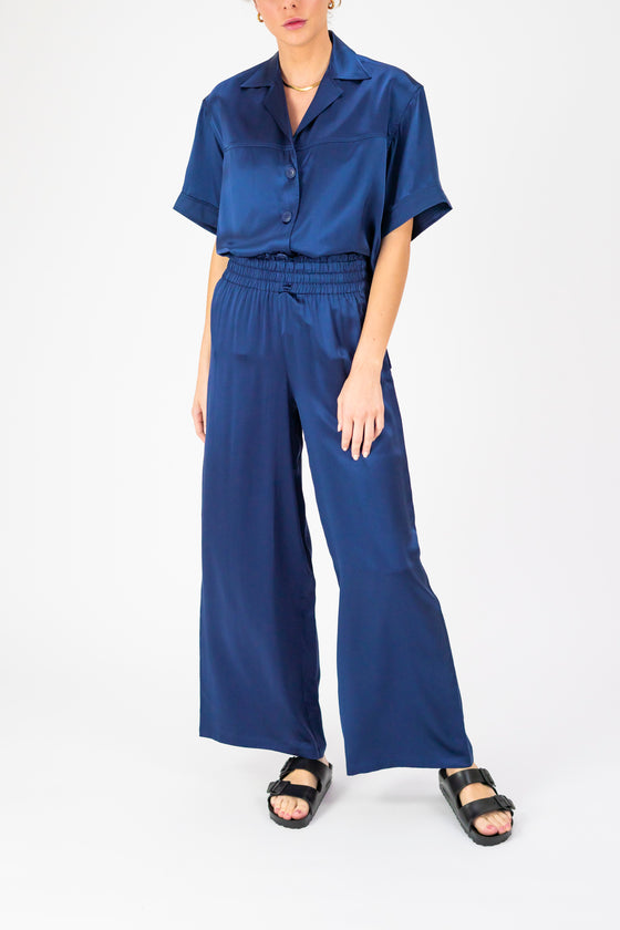 Rae Resort Shirt - Navy