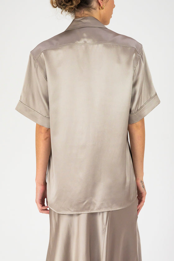 Rae Resort Shirt - Taupe